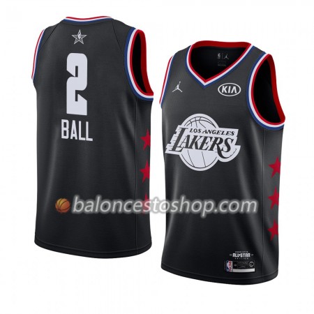 Camiseta Hombre NBA Los Angeles Lakers Lonzo Ball 2 2019 All-Star Jordan Brand Negro Swingman